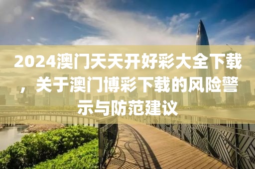 2024澳门天天开好彩大全下载，关于澳门博彩下载的风险警示与防范建议