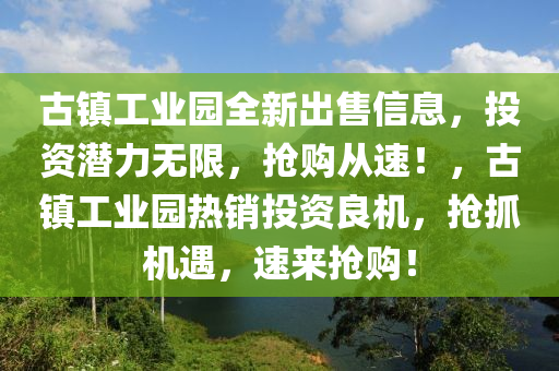 古镇工业园全新出售信息，投资潜力无限，抢购从速！，古镇工业园热销投资良机，抢抓机遇，速来抢购！
