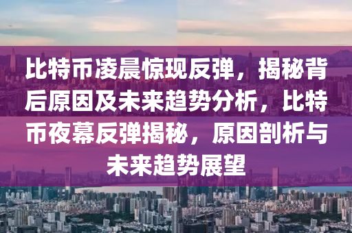 比特币凌晨惊现反弹，揭秘背后原因及未来趋势分析，比特币夜幕反弹揭秘，原因剖析与未来趋势展望