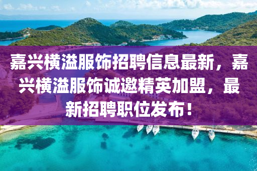 嘉兴横溢服饰招聘信息最新，嘉兴横溢服饰诚邀精英加盟，最新招聘职位发布！