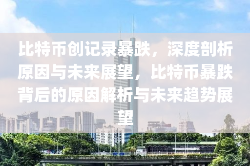比特币创记录暴跌，深度剖析原因与未来展望，比特币暴跌背后的原因解析与未来趋势展望