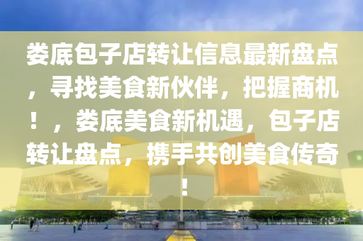 娄底包子店转让信息最新盘点，寻找美食新伙伴，把握商机！，娄底美食新机遇，包子店转让盘点，携手共创美食传奇！