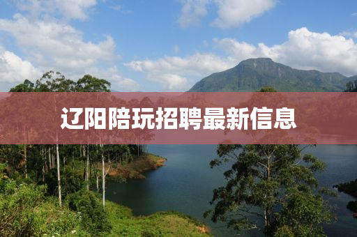 辽阳陪玩招聘最新信息