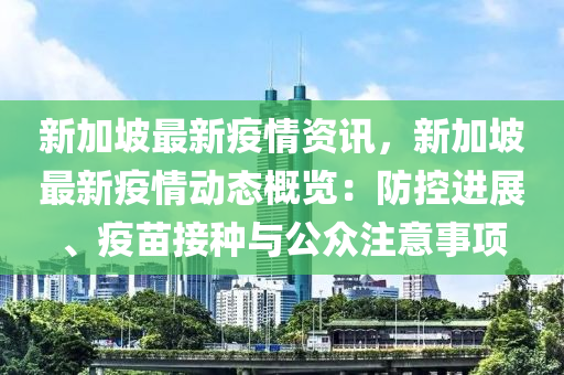 新加坡最新疫情资讯，新加坡最新疫情动态概览：防控进展、疫苗接种与公众注意事项