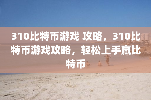 310比特币游戏 攻略，310比特币游戏攻略，轻松上手赢比特币