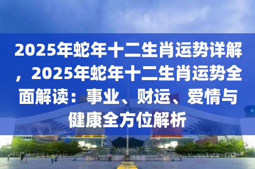 2025年蛇年十二生肖运势详解，2025年蛇年十二生肖运势全面解读：事业、财运、爱情与健康全方位解析