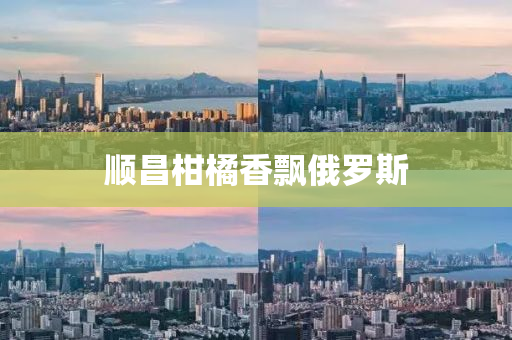 顺昌柑橘香飘俄罗斯