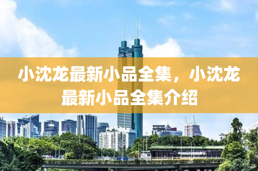 小沈龙最新小品全集，小沈龙最新小品全集介绍