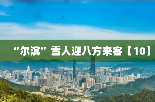 “尔滨”雪人迎八方来客【10】