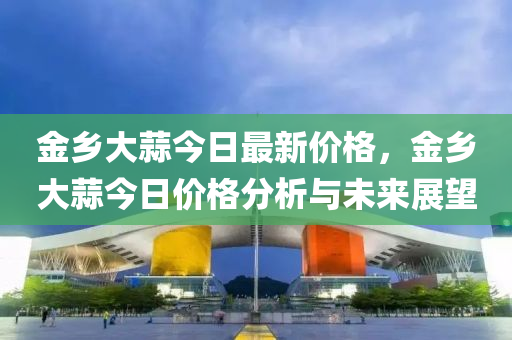 金乡大蒜今日最新价格，金乡大蒜今日价格分析与未来展望