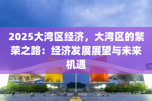 2025大湾区经济，大湾区的繁荣之路：经济发展展望与未来机遇