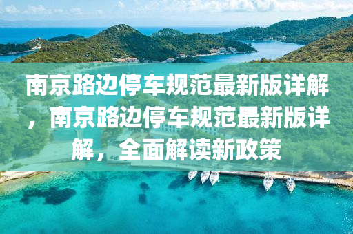 南京路边停车规范最新版详解，南京路边停车规范最新版详解，全面解读新政策