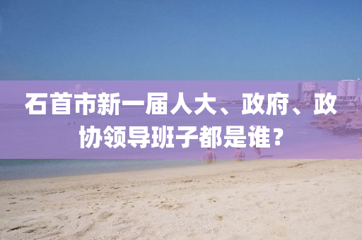 石首市新一届人大、政府、政协领导班子都是谁？