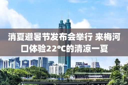 消夏避暑节发布会举行 来梅河口体验22℃的清凉一夏