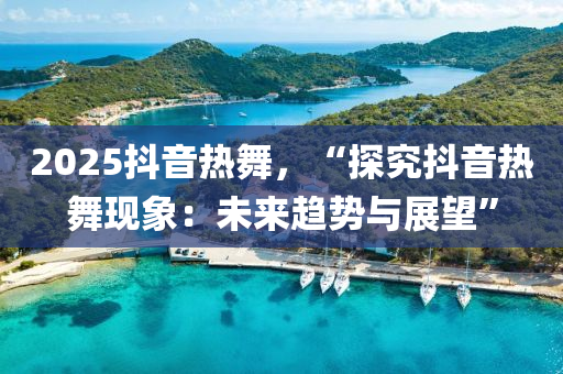 2025抖音热舞，“探究抖音热舞现象：未来趋势与展望”