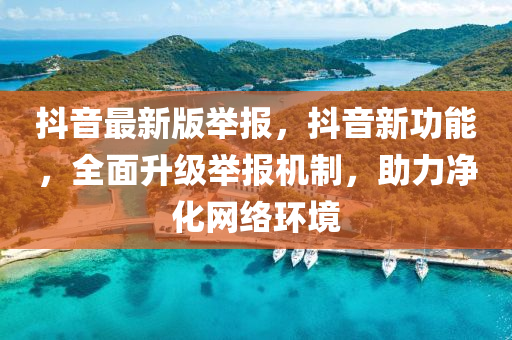 抖音最新版举报，抖音新功能，全面升级举报机制，助力净化网络环境