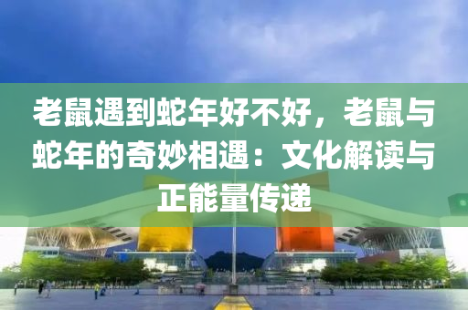 老鼠遇到蛇年好不好，老鼠与蛇年的奇妙相遇：文化解读与正能量传递
