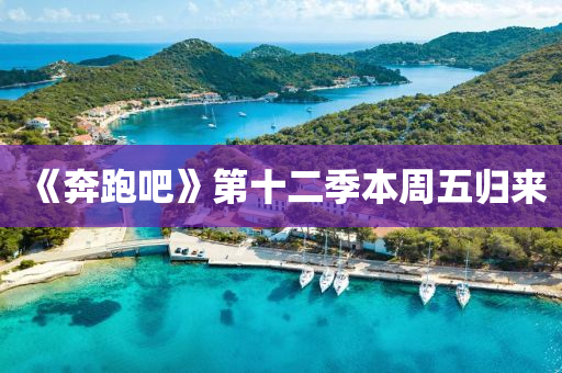 《奔跑吧》第十二季本周五归来