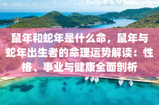 鼠年和蛇年是什么命，鼠年与蛇年出生者的命理运势解读：性格、事业与健康全面剖析