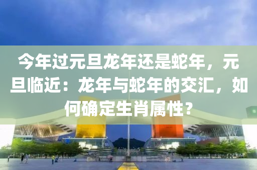 今年过元旦龙年还是蛇年，元旦临近：龙年与蛇年的交汇，如何确定生肖属性？