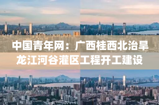 中国青年网：广西桂西北治旱龙江河谷灌区工程开工建设
