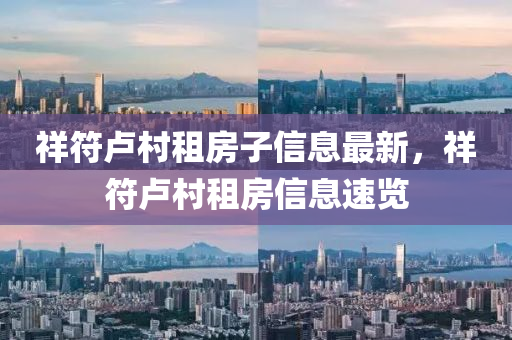 祥符卢村租房子信息最新，祥符卢村租房信息速览