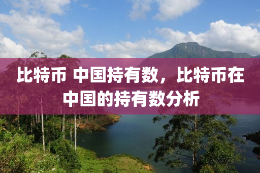 比特币 中国持有数，比特币在中国的持有数分析