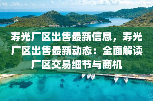 寿光厂区出售最新信息，寿光厂区出售最新动态：全面解读厂区交易细节与商机