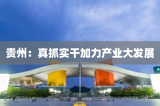 贵州：真抓实干加力产业大发展
