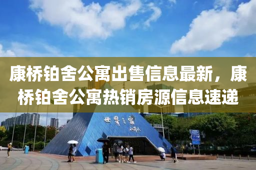 康桥铂舍公寓出售信息最新，康桥铂舍公寓热销房源信息速递