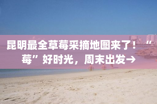 昆明最全草莓采摘地图来了！“莓”好时光，周末出发→