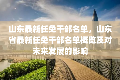 山东最新任免干部名单，山东省最新任免干部名单概览及对未来发展的影响