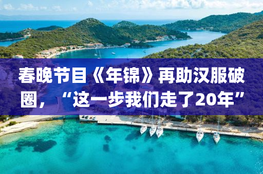 春晚节目《年锦》再助汉服破圈，“这一步我们走了20年”