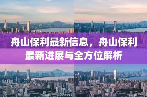 舟山保利最新信息，舟山保利最新进展与全方位解析