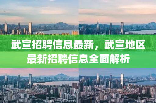 武宣招聘信息最新，武宣地区最新招聘信息全面解析