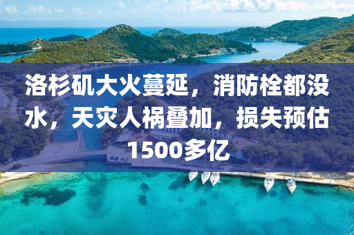 洛杉矶大火蔓延，消防栓都没水，天灾人祸叠加，损失预估1500多亿