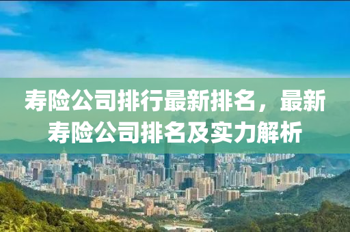 寿险公司排行最新排名，最新寿险公司排名及实力解析