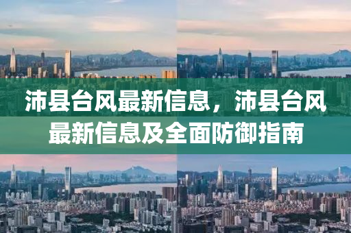 沛县台风最新信息，沛县台风最新信息及全面防御指南