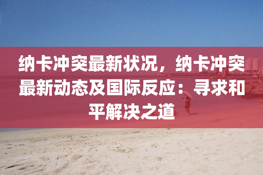 纳卡冲突最新状况，纳卡冲突最新动态及国际反应：寻求和平解决之道