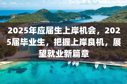 2025年应届生上岸机会，2025届毕业生，把握上岸良机，展望就业新篇章
