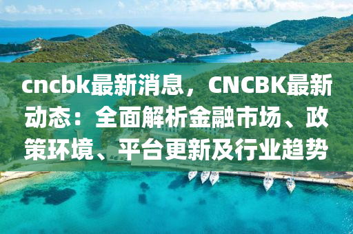 cncbk最新消息，CNCBK最新动态：全面解析金融市场、政策环境、平台更新及行业趋势