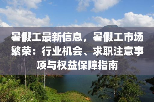 暑假工最新信息，暑假工市场繁荣：行业机会、求职注意事项与权益保障指南