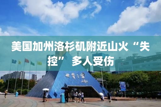 美国加州洛杉矶附近山火“失控” 多人受伤