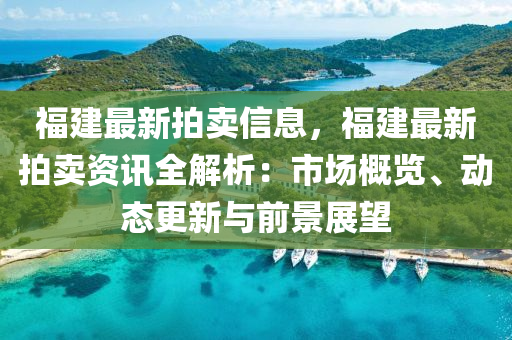 福建最新拍卖信息，福建最新拍卖资讯全解析：市场概览、动态更新与前景展望