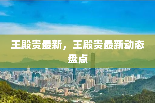 王殿贵最新，王殿贵最新动态盘点