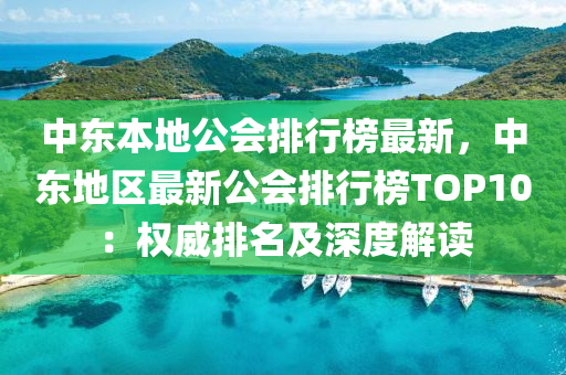 中东本地公会排行榜最新，中东地区最新公会排行榜TOP10：权威排名及深度解读