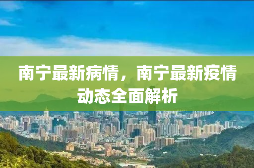 南宁最新病情，南宁最新疫情动态全面解析