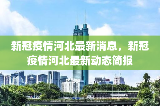 新冠疫情河北最新消息，新冠疫情河北最新动态简报