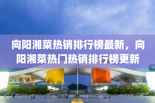 向阳湘菜热销排行榜最新，向阳湘菜热门热销排行榜更新