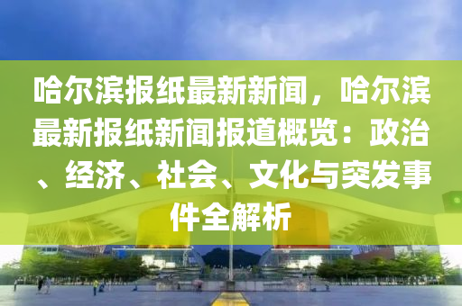 哈尔滨报纸最新新闻，哈尔滨最新报纸新闻报道概览：政治、经济、社会、文化与突发事件全解析